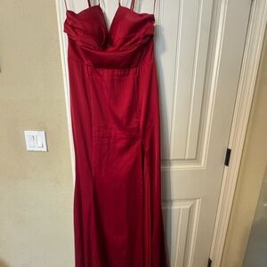 Red Evening Gown